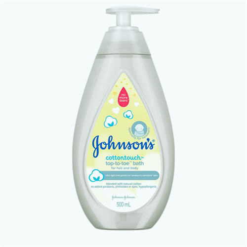 Johnson Cotton Touch Top-to-Toe Bath 500ml (Hair 0026 Body)