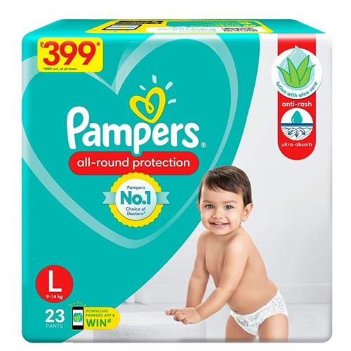 Pampers Pants Large 23 Pants (9-14 KG)