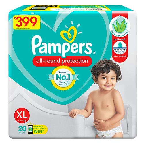 Pampers Pants XLarge 20 Pants (12-17 KG)