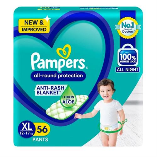 Pampers Pants XLarge 56 Pants (12-17 KG)