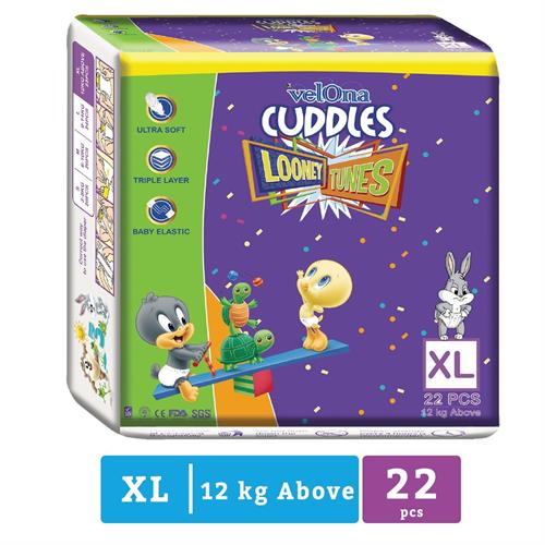 Velona Cuddles - Extra Large - Looney Tunes Overnyt - 22 Pc Pack