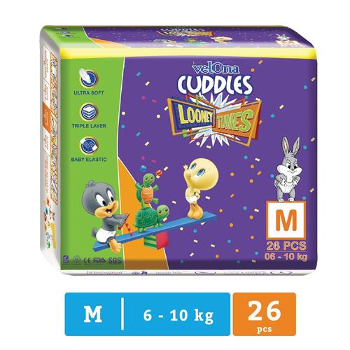 Velona Cuddles - Medium - Looney Tunes - 26 Pc Pack