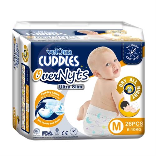 Velona Cuddles - Medium - OverNyts - 26 Pc Pack