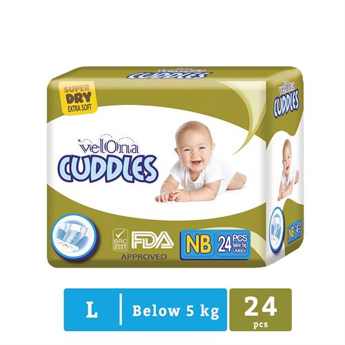 Velona Cuddles - New Born Baby Diapers - 24 Pc Pack