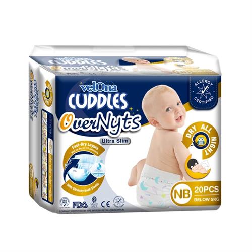 Velona Cuddles - New Born - OverNyts - 20 Pc Pack