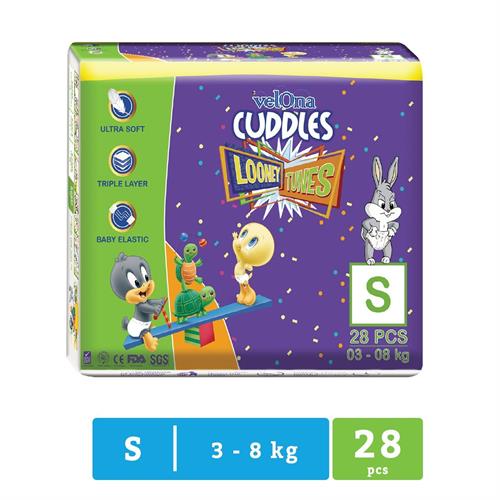 Velona Cuddles - Small - Looney Tunes - 28 Pc Pack