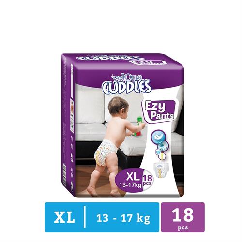 Velona Cuddles - X Large - Ezy Pants - 18 Pc Pack