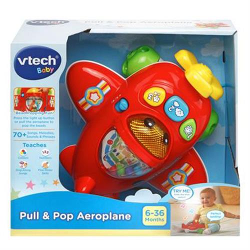 VTech Pull 0026 Pop Aeroplane