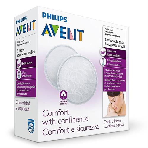 Philips Avent Washable Breast Pads (6 Nos)