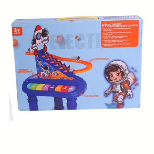 Space World Astronauts Themed Slide and Go Plus Musical Keyboard 3+