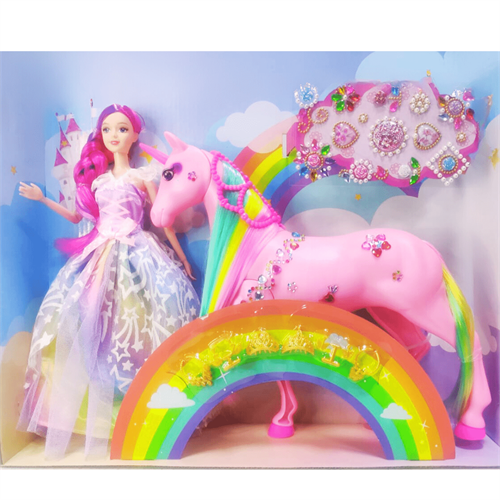 Shasha Doll and colour Unicorn (3+)