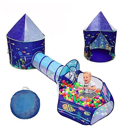 3 in 1 Play Tent with Balls (985-Q80)