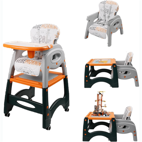 4-In-1 Convertible Baby High Chair (7-1)