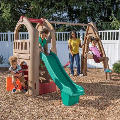 Naturally Playful 2122 Playhouse Climber 0026 Swing Extension