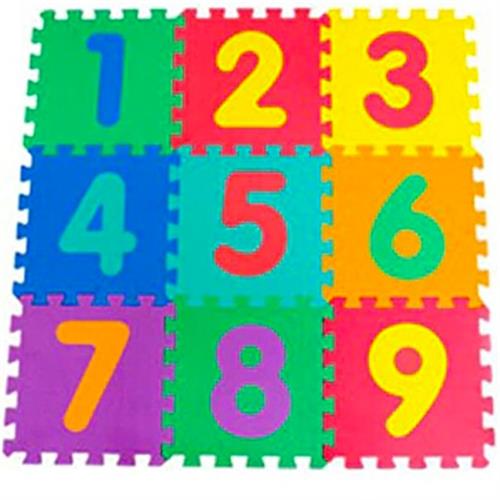 3ft x 3ft Childrens Play Mat \/ Eva Foam Mattress - Numbers