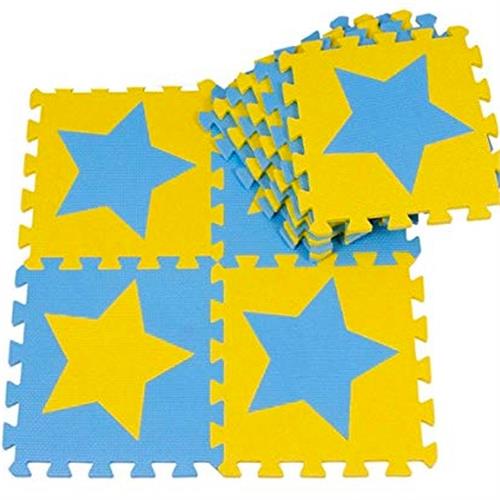 3ft x 3ft Childrens Play Mat \/ Eva Foam Mattress - Stars