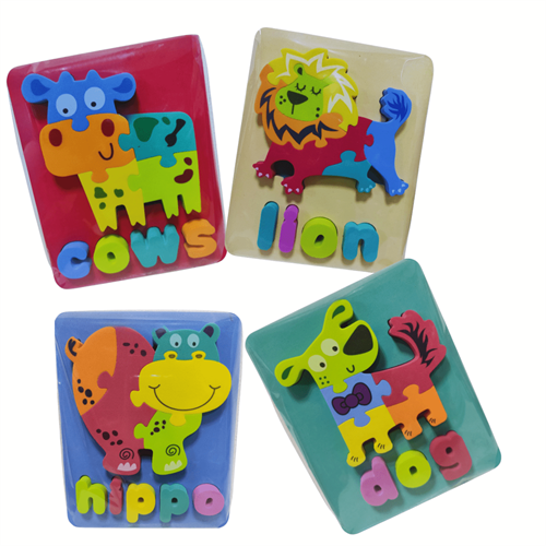 Foam Animal Puzzle Set with Letters