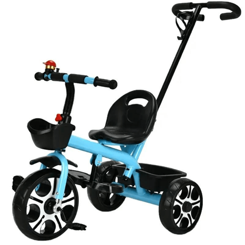 2-in-1 Convertible Tricycle with Parental Adjustable Push Handle-120