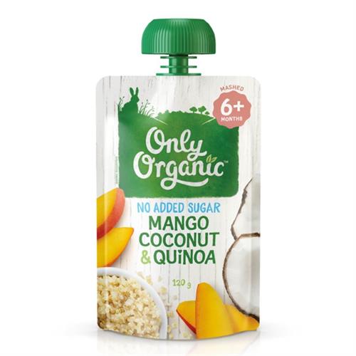 Only Organic Mango Coconut 0026 Quinoa - 6 Months +