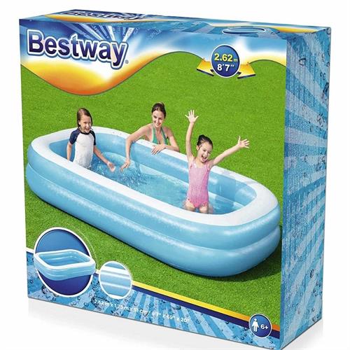 Bestway Family Rectangular Inflatable Pool (54006)