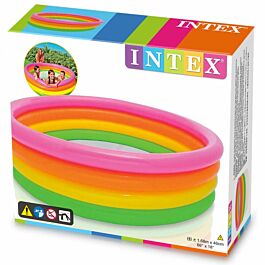 Intex Colourful Four Ring Pool (Large)
