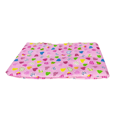 Flannel Cot Sheet (47 x 34 inch)-Pink