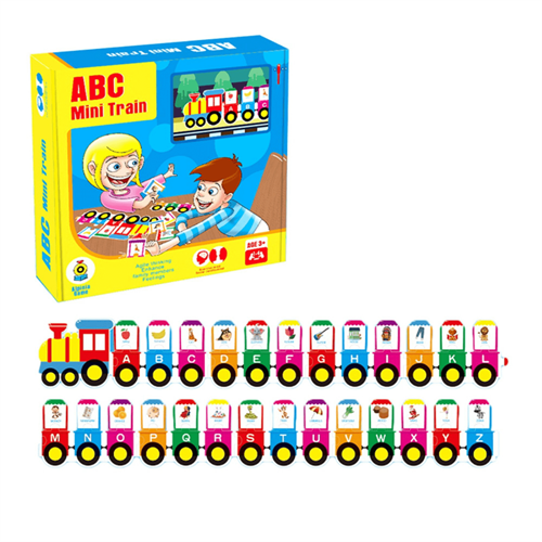 ABC Mini Train Puzzle Game