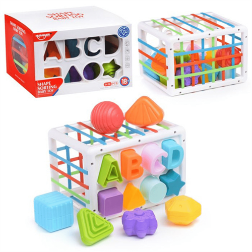 14 PCS Baby Shape Sorter Toy for 18m+