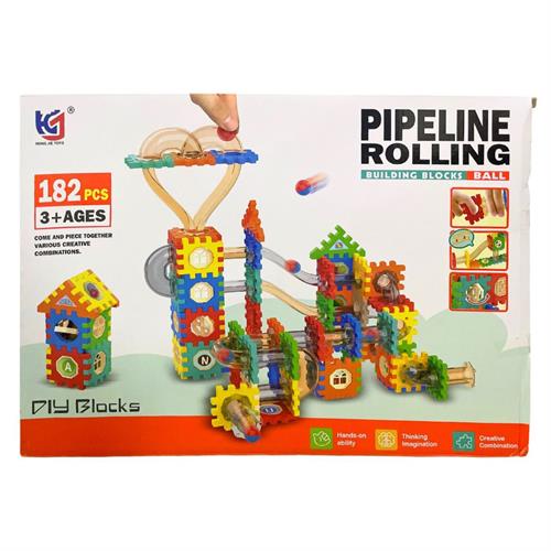 182 Pcs Pipeline Rolling Building Blocks 0026 Ball