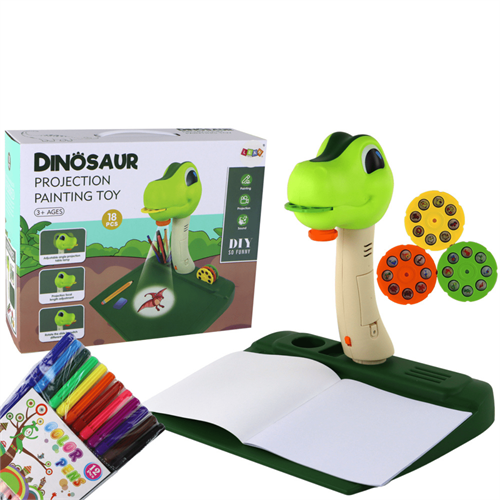 18 PCS Dinosaur Drawing Projector for Kids 3+