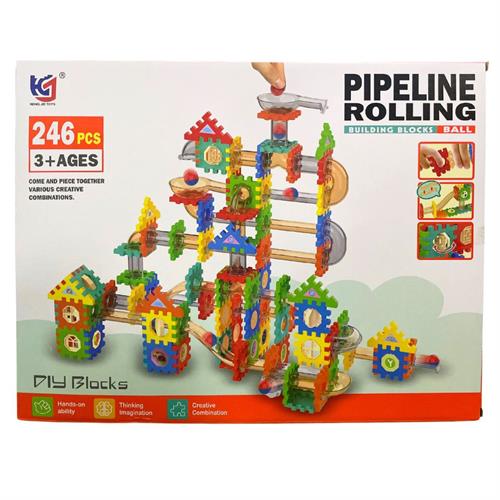 246 Pcs Pipeline Rolling Building Blocks 0026 Ball
