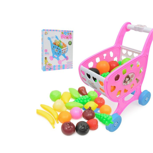 40 PCS Toy Shopping Cart 3+