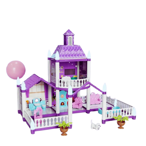 462-23 Doll House with Accessories for kids 6+