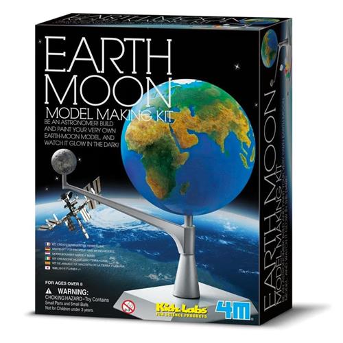 4M Kidzlabs Earth 0026 Moon Model Making Kit
