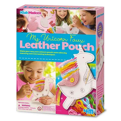 4M KidzMaker My Unicorn Faux Leather Pouch