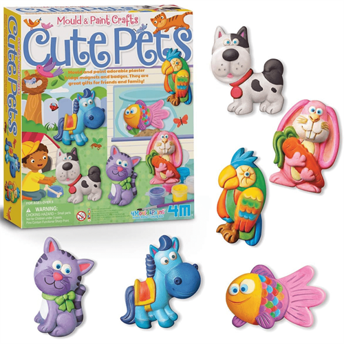 4M Mould 0026 Paint Cute Pets for 5+