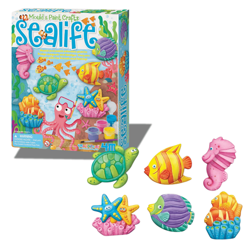 4M Mould and Paint Sealife for 5+