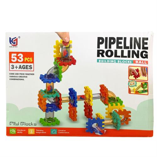 53 Pcs Pipeline Rolling Building Blocks 0026 Ball