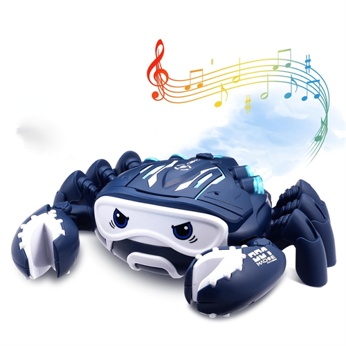 Battery Operated Crawling Crab ,Tummy Time Toys (3+)