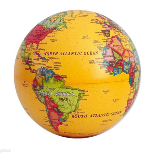 Battery Operated Magic Spinning Globe World Map Light Globe Educational Ornament