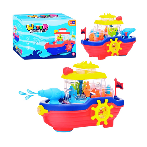 Battery Operated Musical Toy Ship 2+
