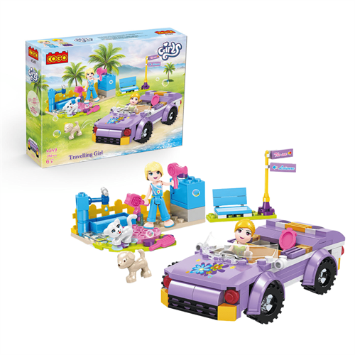 COGO 4549 Girls Series Educational Fashion Gift Store 0026 Car (182 pcs)