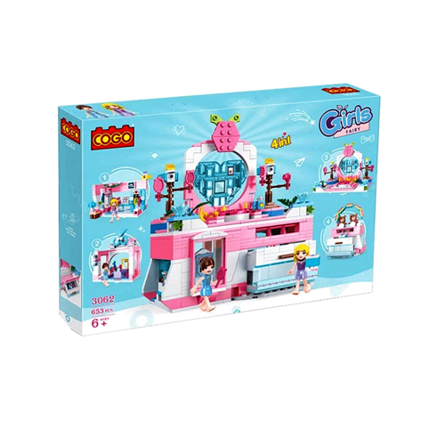 COGO 4 in 1 Girls Fairy Building Block Set