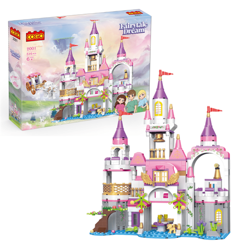 COGO 516 pcs Friends Girls' Castle Building Blocks