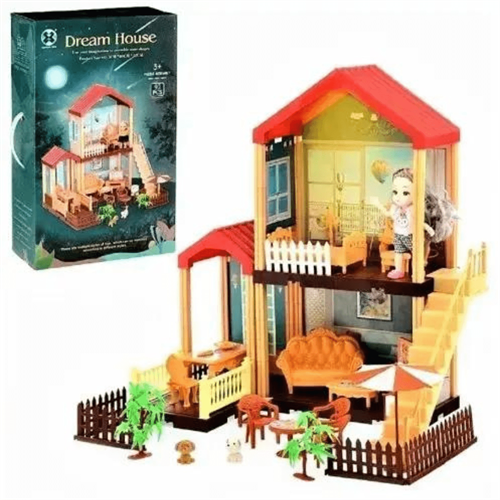 DIY Villa Set Dream Doll House for 3+