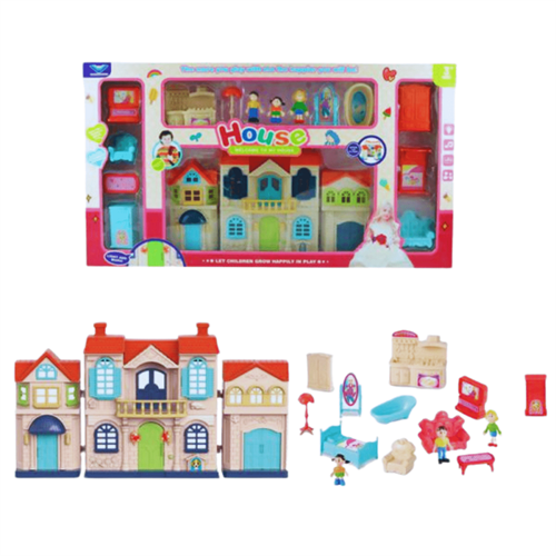 Enchanting Dollhouse with Accessories Aged 3+