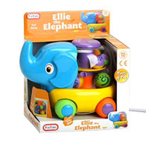 Fun Time Ellie The Elephant Pull Along Toy