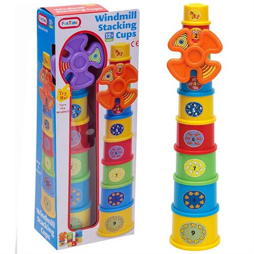 Fun Time Windmill Stacking Cup