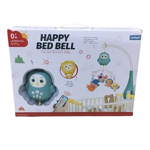 Happy Bed Bell Cot Toy with Remote