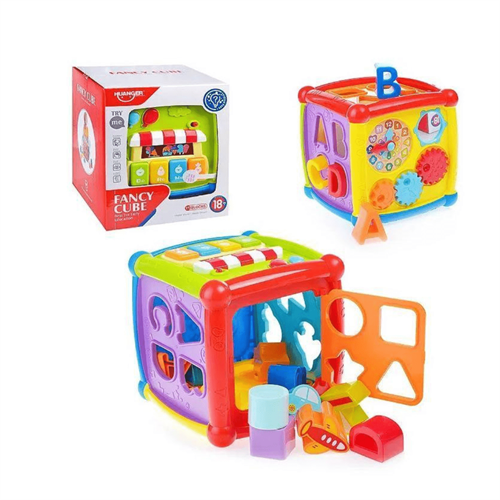 Huanger Fancy Cube (18m+) - Musical Educational Cube for Babies